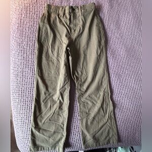 J Crew Olive Green Flood Pants